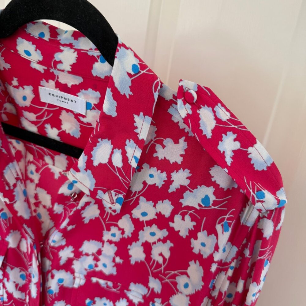 EUC Equipment Major Shirt Dress, Size M - Picture 6 of 11